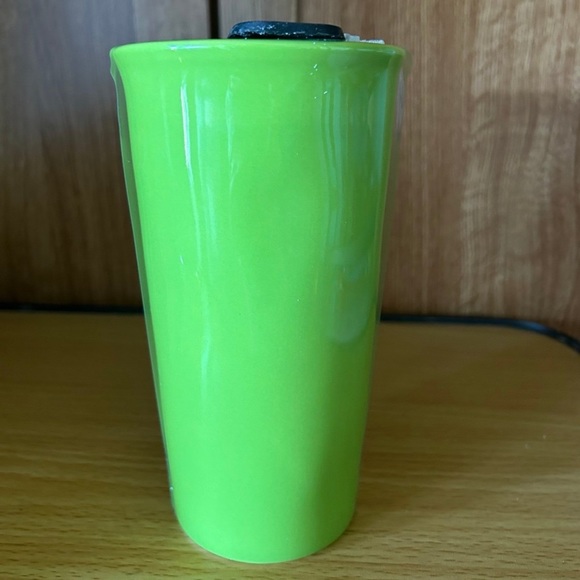 NEW RAE DUNN Swamp Sangria Ceramic Travel Tumbler with LID - Picture 6 of 6